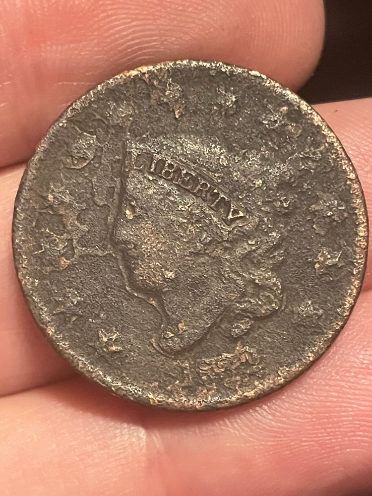 1832 Matron Head Large Cent Penny- VG Details, Medium Letters