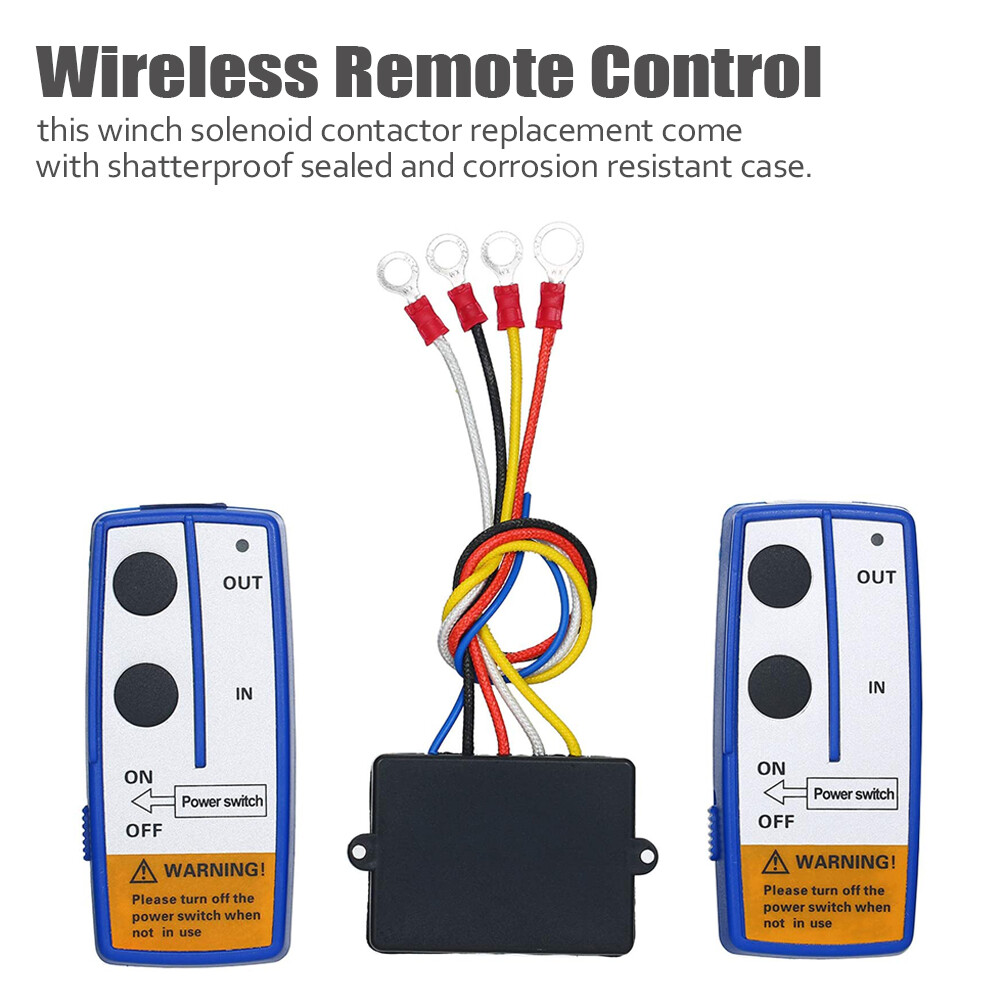 12V 150ft Winch Remote Wireless Control Switch Handset Kit For ATV SUV UTV
