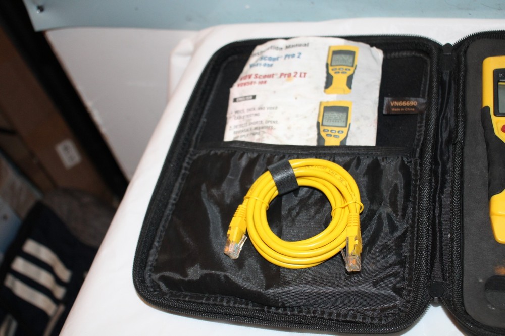 Klein Tools VDV Scout Pro 2 LT Tester with Case, Battery & Manual
