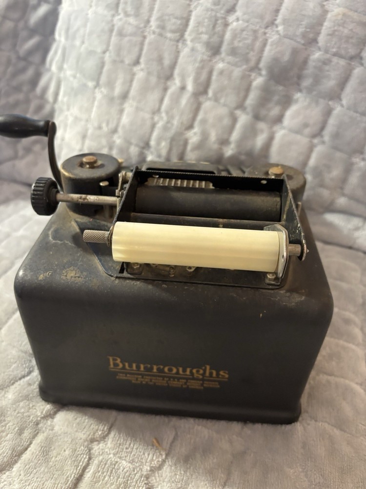 Burroughs Vintage Adding Machine In WORKING Condition
