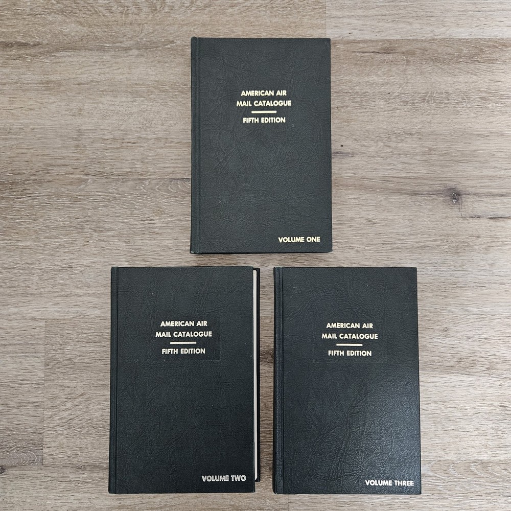 American Air Mail Catalogue 5th Edition Volumes 1, 2, 3