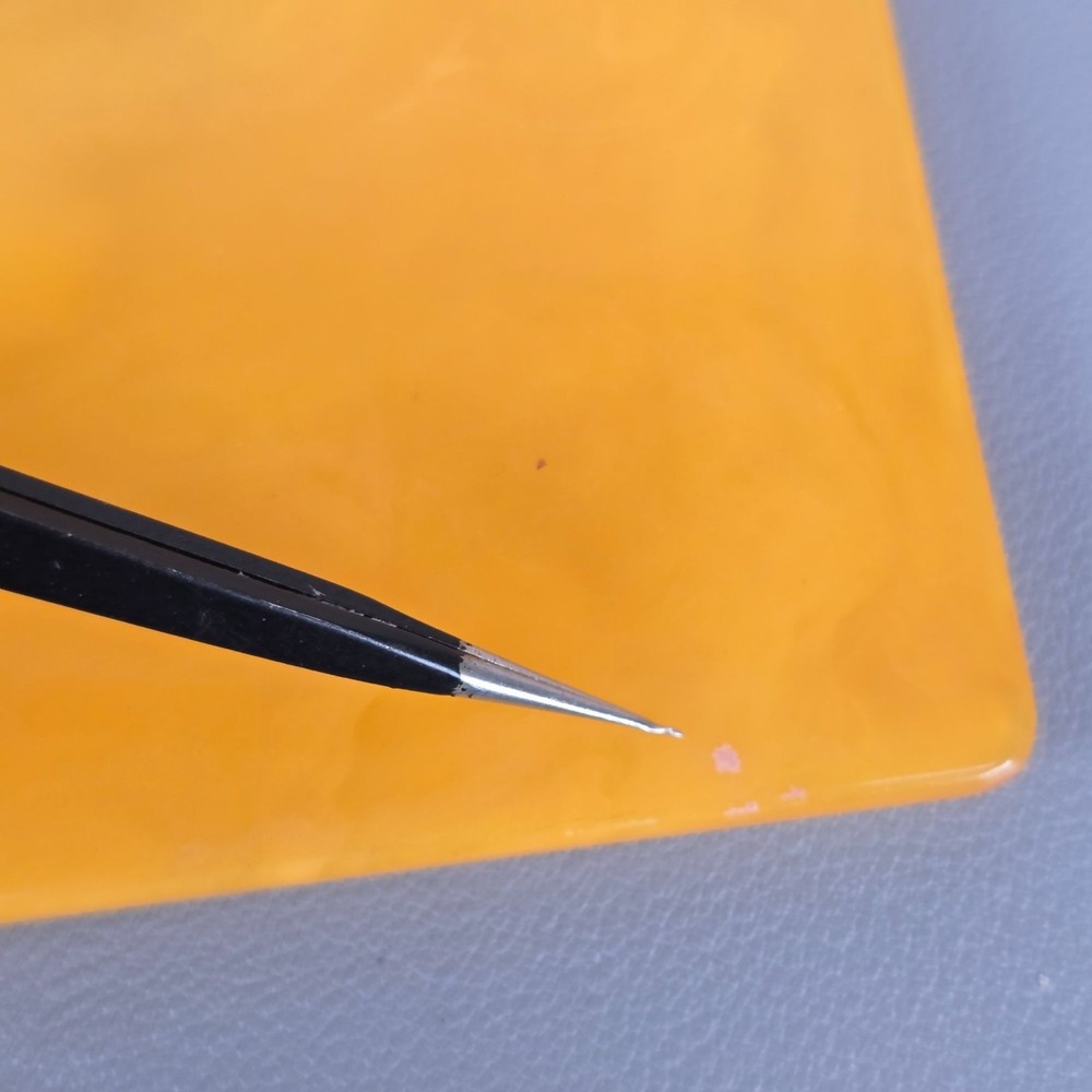 Orange Butterscotch Bakelite Trinket/Jewelry Rectangular Storage Cigarette Box