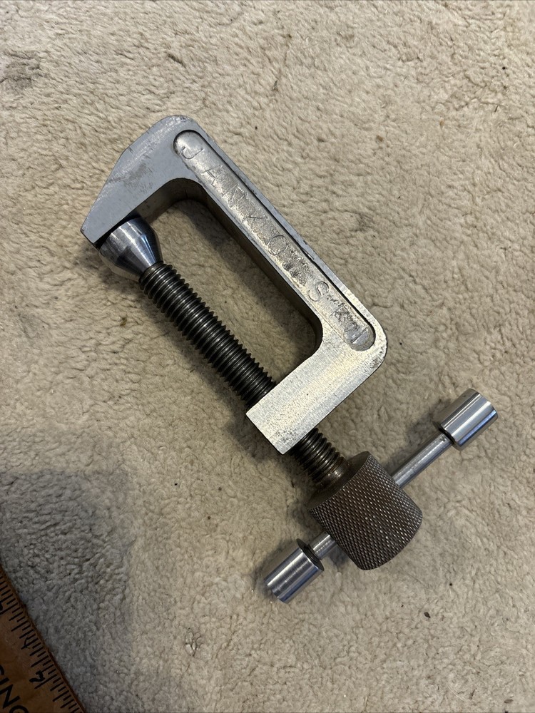 Vintage Hand Made Tool Makers C Clamp 2-1/2” Signed JANKOWSKI