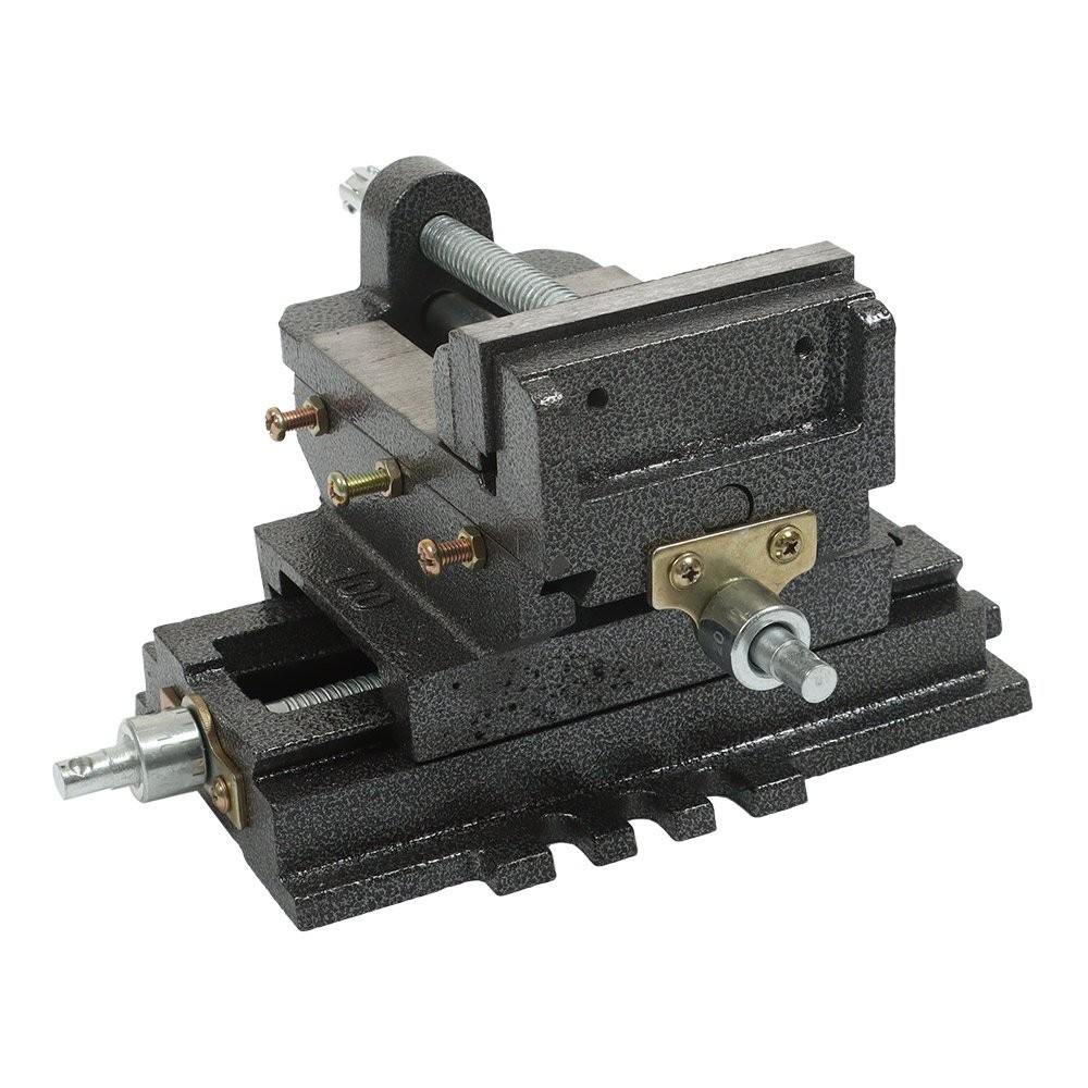 4 Inch Cross Drill Press Vise Slide Metal Milling 2 Way X-Y Clamp Machine