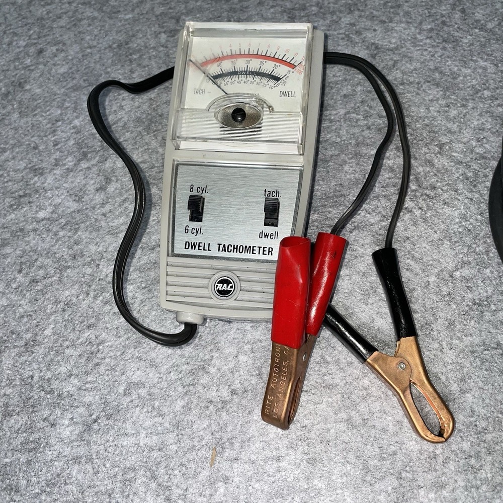 Vintage Rite Autotronics Engine Analyzer Test Kit Timing Light Gauges USA