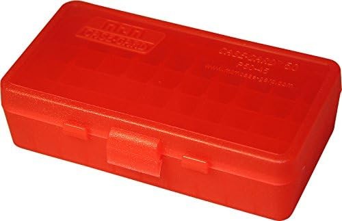 MTM Ammo Box 50 Round Flip-Top Stackable Polypropylene