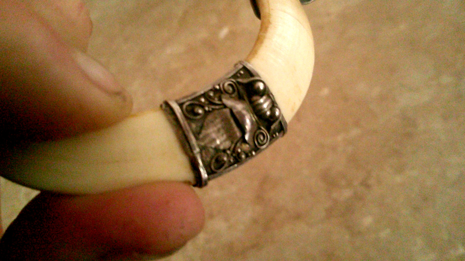 PAPUA NEW GUINEA Lot Two Necklaces SKULL Boar Tusks