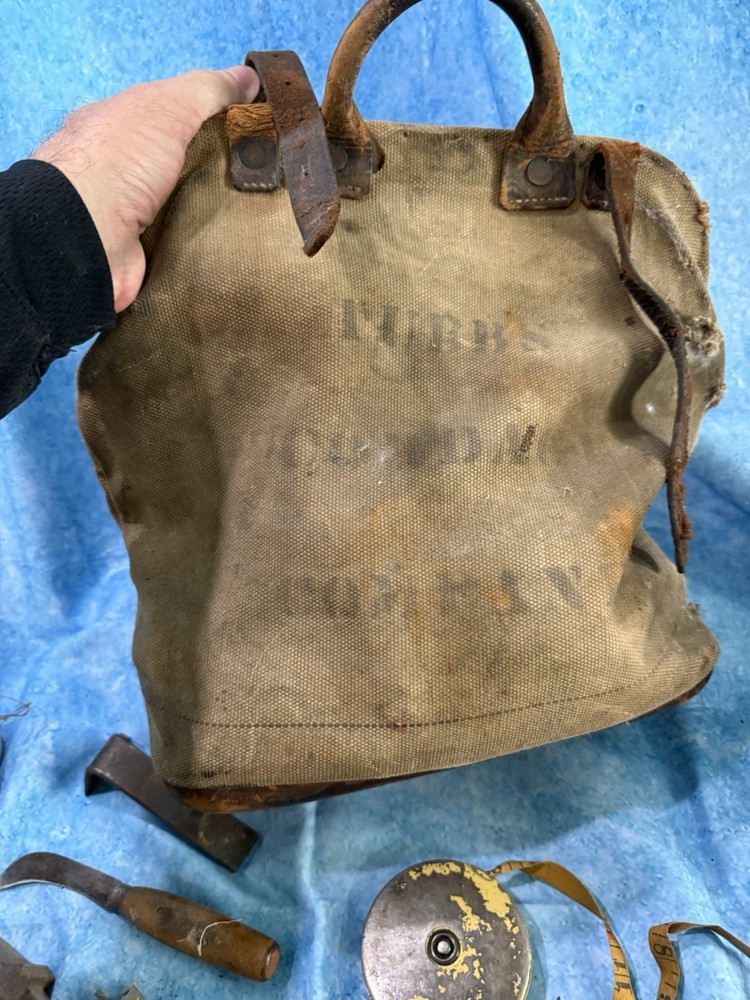 Antique Sailmakers shipwright shipbuilding Carpenter tool kit