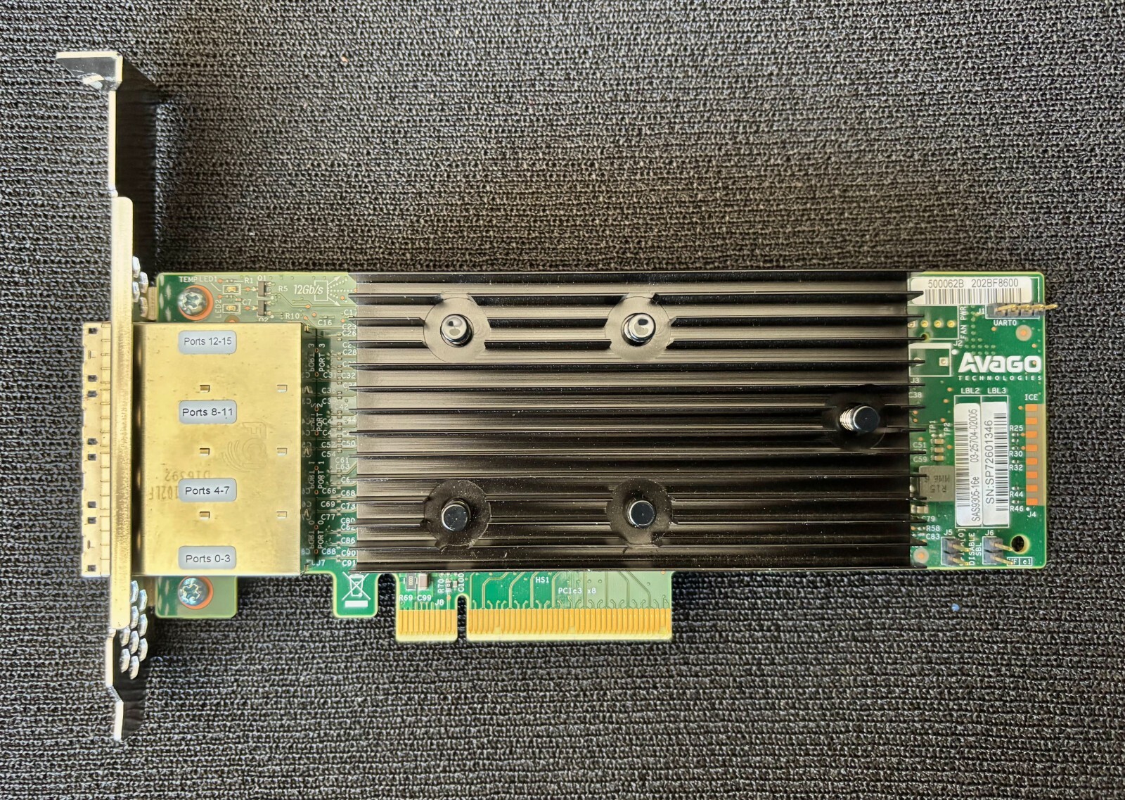 Avago LSI SAS9305-16e 4 port 16 channel HBA PCI-E3.0 x8 9305-16E High Profile ST