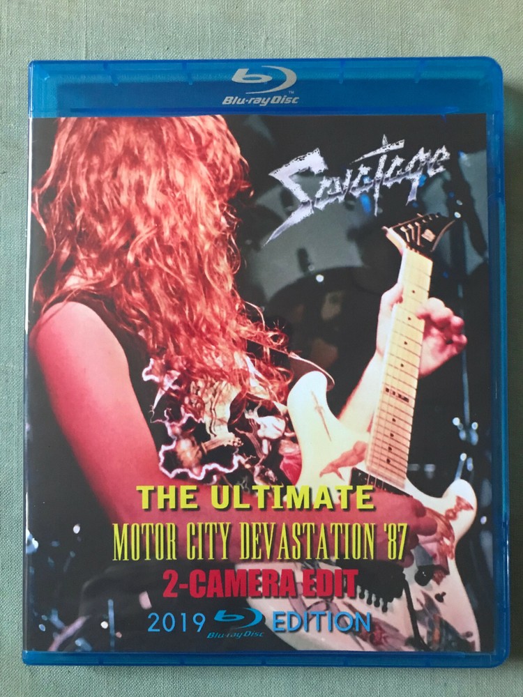 Savatage - The Ultimate Motor City Devastation 1987 Blu-ray Live Criss Oliva