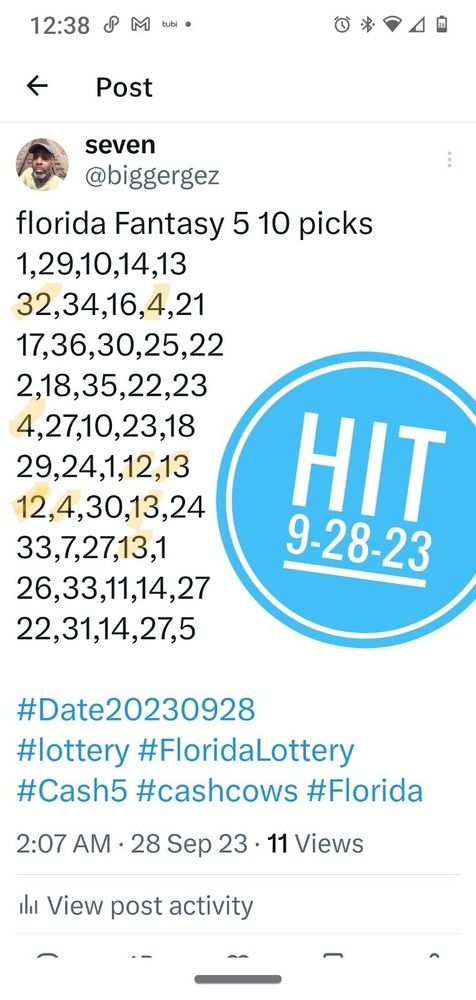 Florida Lottery Pack 4 Programs Numbers software CD for Windows 7 & 8 & 10