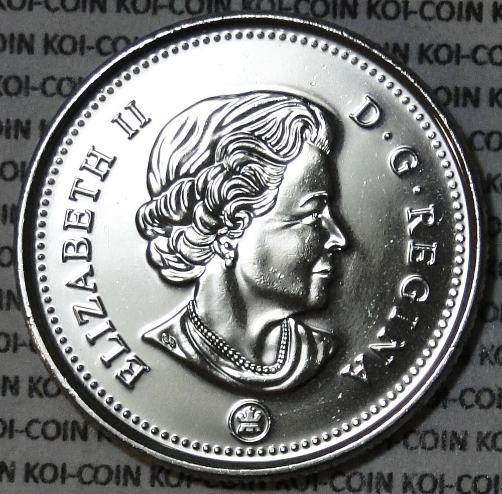 BU UNC Canada 2016 50 cent 50c half dollar coin from mint roll
