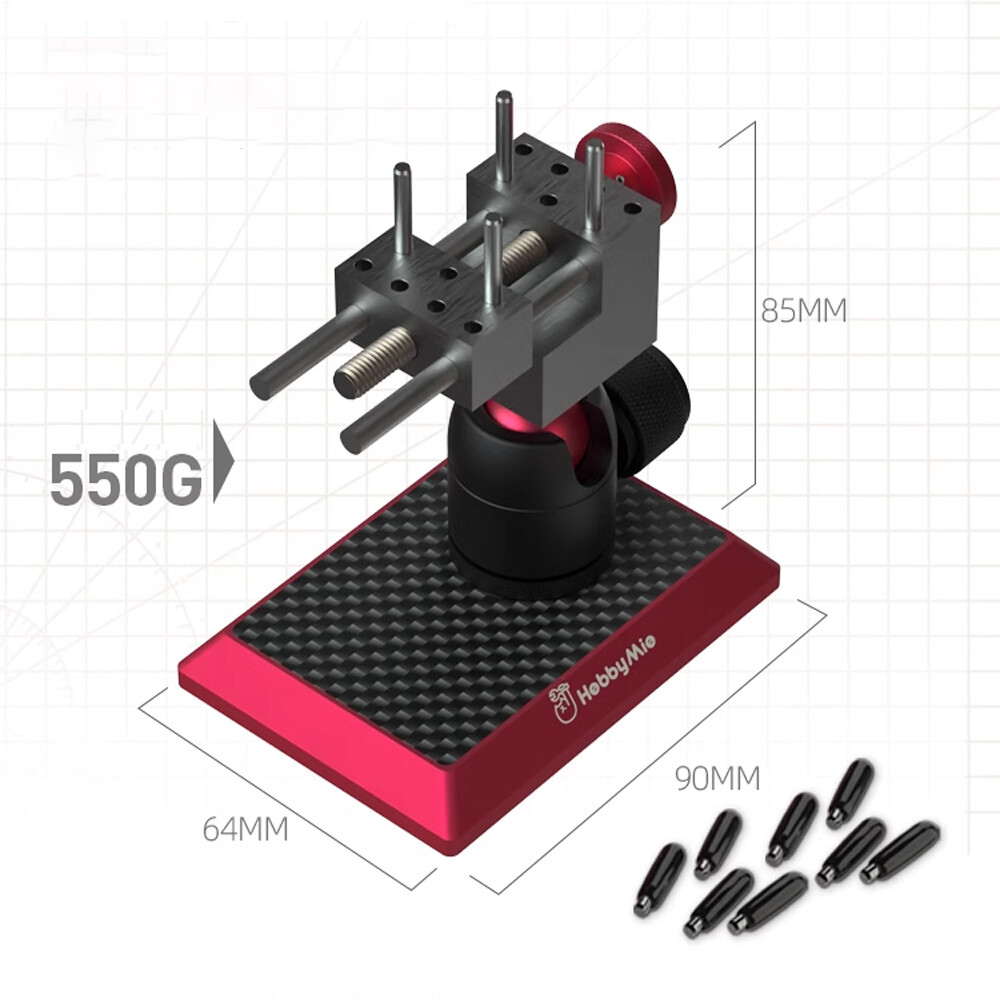 1x Precision Work Bench Vise Desktop Stainless Omnidirectional Mini ViseMd