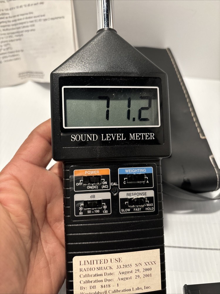 Extech 407740 Digital Sound Level Meter Tested And Work Good 👍 (D)