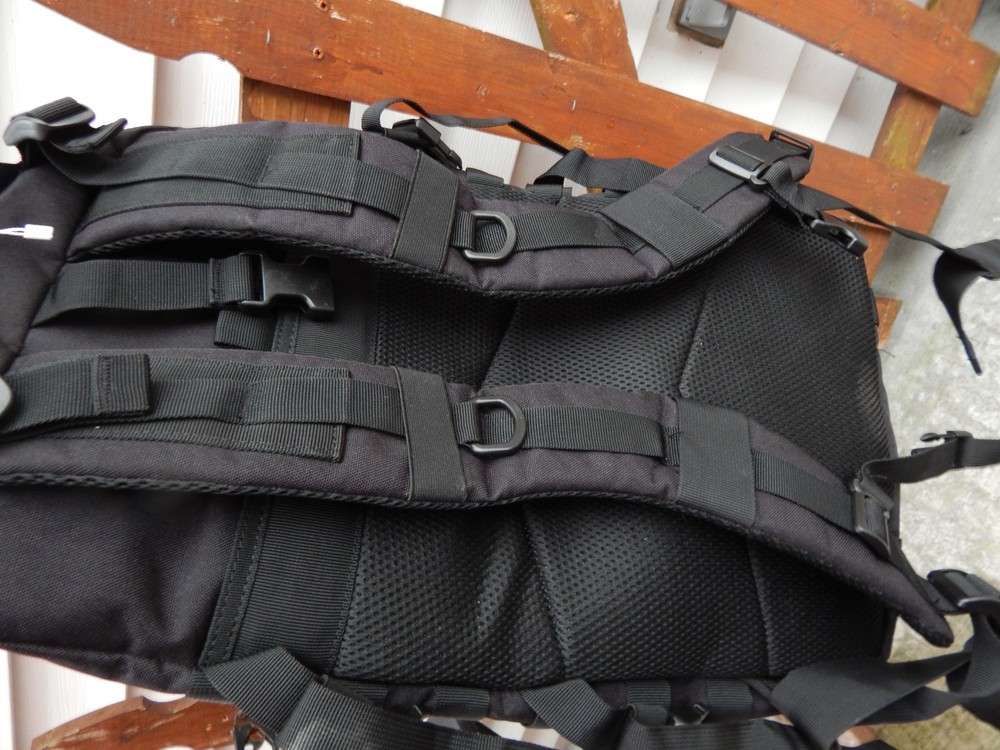 YOUNGOA Motorcycle Helmet Backpack 45L - BLACK Tactical - Durable & Waterproof