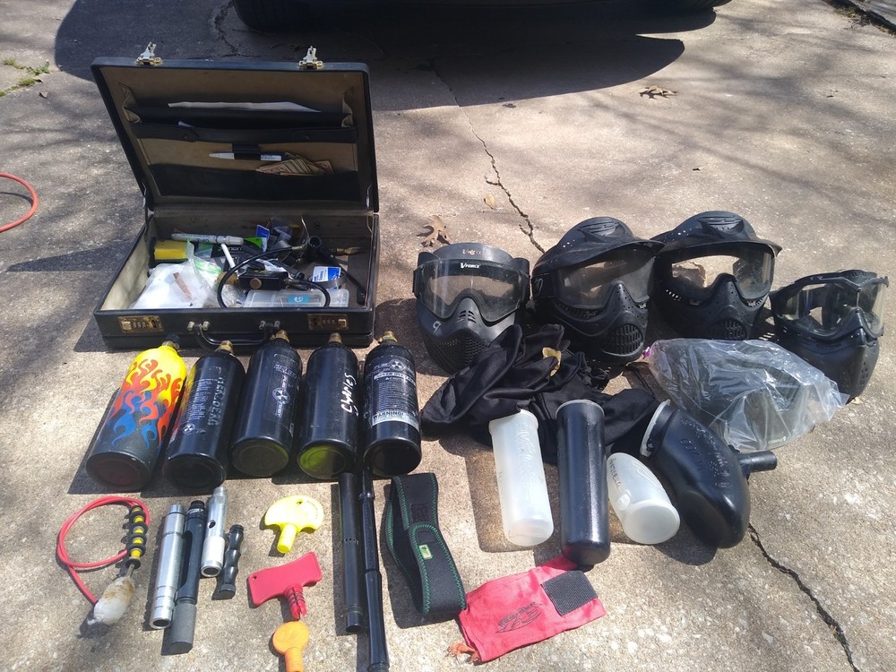 paintball accessories lot