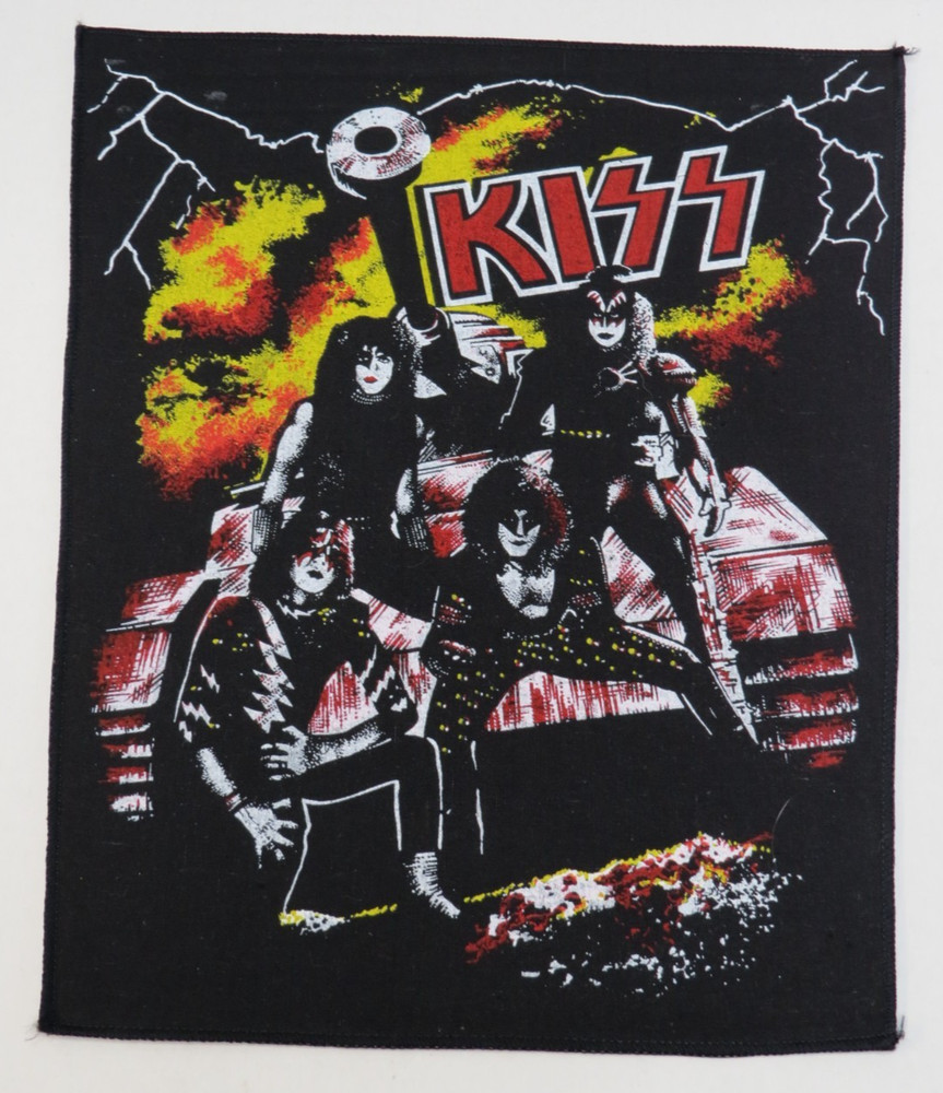 KISS VINTAGE CREATURES TANK BACK PATCH UK 1980'S