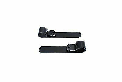 V-Twin  Black 1 " Exhaust  P  Clamp Set for Harley Davidson