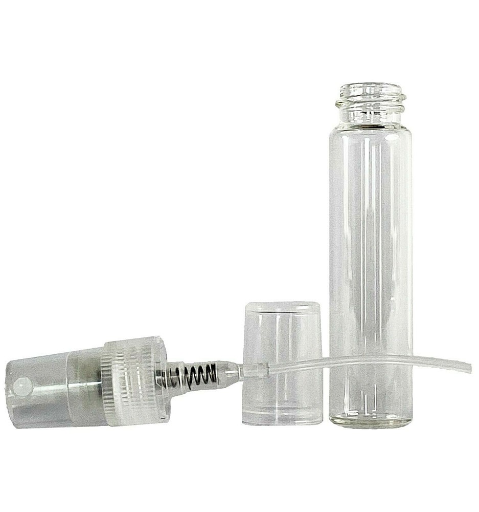 Choose Your Color Empty Perfume Glass Bottles 5ml Mini Atomizer Spray Refillable
