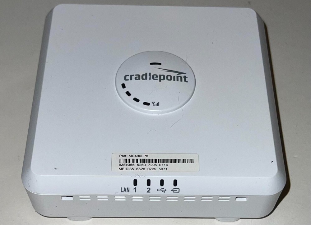 CRADLEPOINT MC400LP6 Cellular Wireless Router S4A452A CBA850