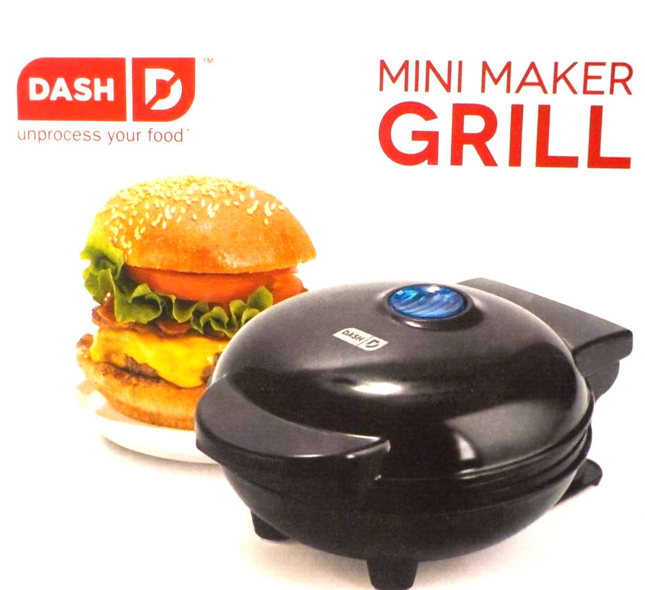 DASH Mini Maker Griddle 4 Inch Cooking Surface Non-Stick black