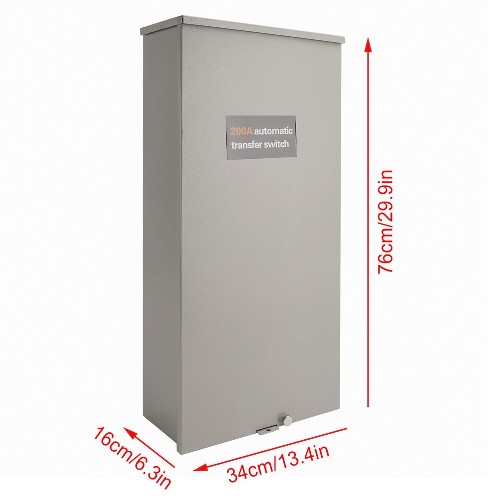 200 Amp Automatic Transfer Switch Replacement for Generac RXSW200A3 w/Power NEW