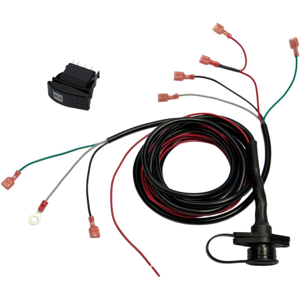 Moose Utility 99902 Dash Rocker Switch with Wiring