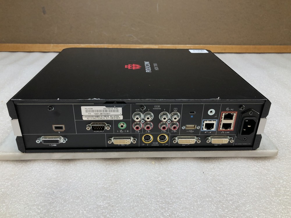 Polycom HDX 7000 HD NTSC Video Conferencing Equipment Base Unit