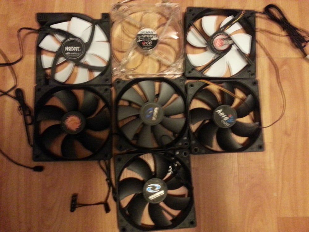 PC FAN 120mm Gaming PC Computer Case Silent Cooling Fans