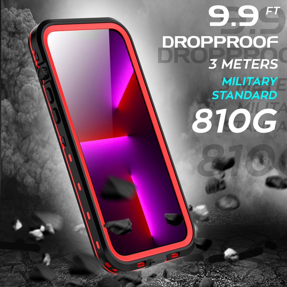 Waterproof Case For Apple iPhone 13 Pro Max Shockproof Cover w/ Screen Protector