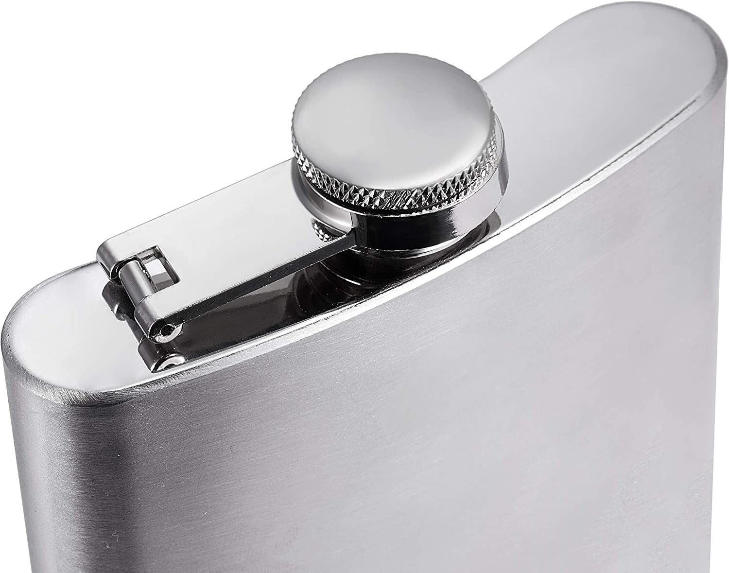 Mens Liquor Pocket Hip Flask Stainless Steel Whiskey Screw Cap Camping Flagon