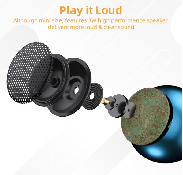 2pack Portable Mini Speaker, Bluetooth Tiny Speaker, Wireless Mini Speaker for S