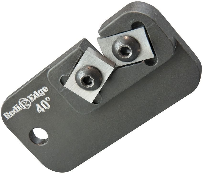Redi-Edge Black 40 Degree Dog Tag Knife Sharpener - Large - REDTL-40