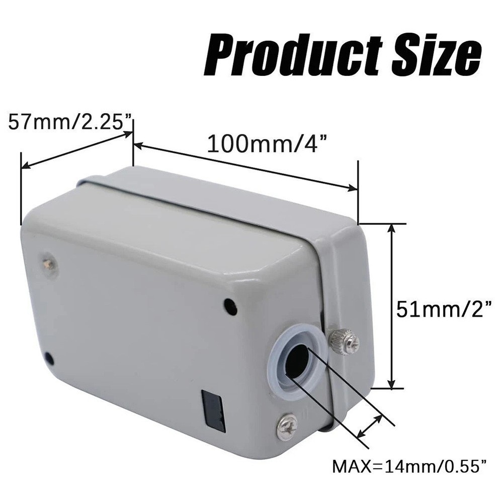 On Off Start Stop Push Button Switch for 220V 380V Single Phase Motor Wiring