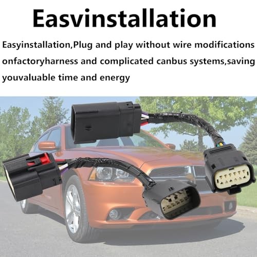 Projector Headlights AlphaRex Conversion Wiring Harness Compatible with Dodge