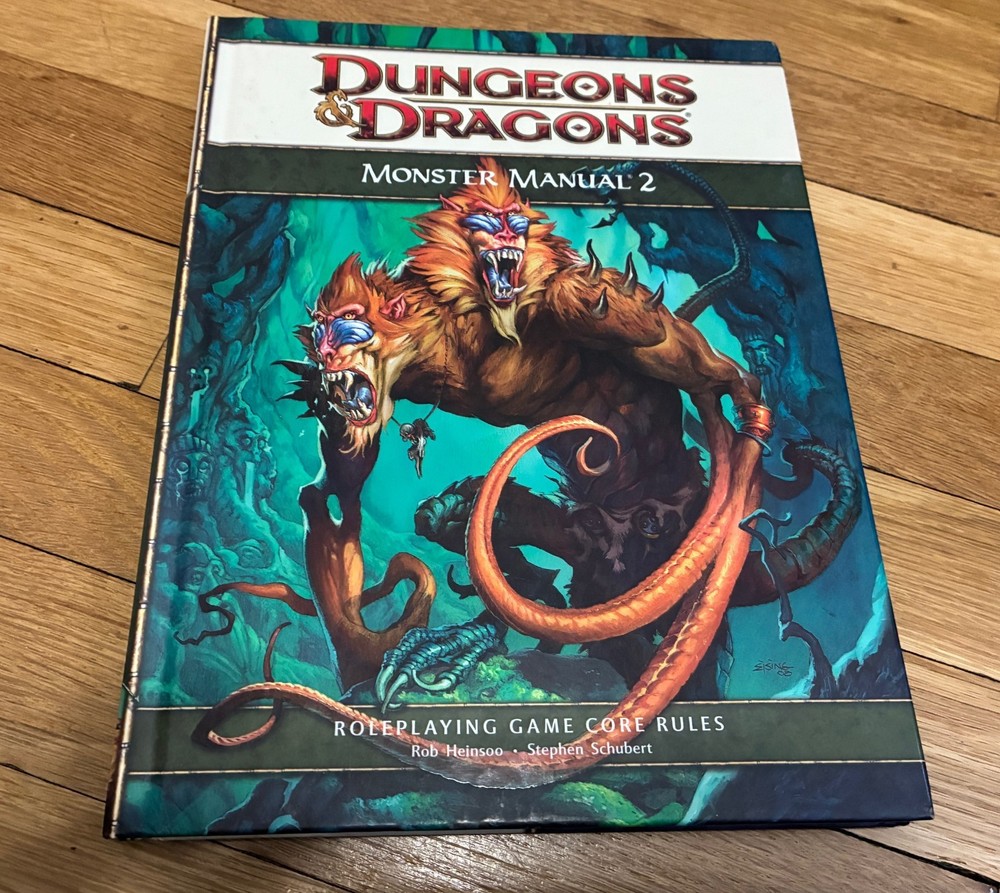 Dungeons & Dragons: Monster Manual 2 HC 4e Original