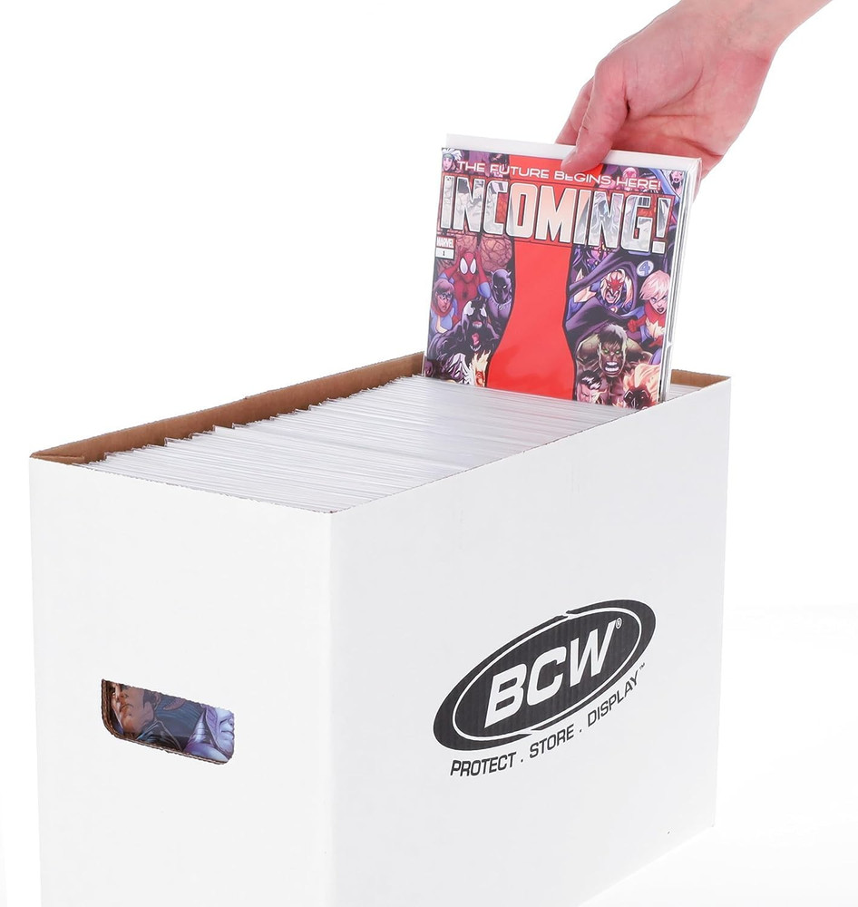 Short Comic Storage Box - 3 Pack | Holds 150-175 Current/Silver Age Comics | Sta