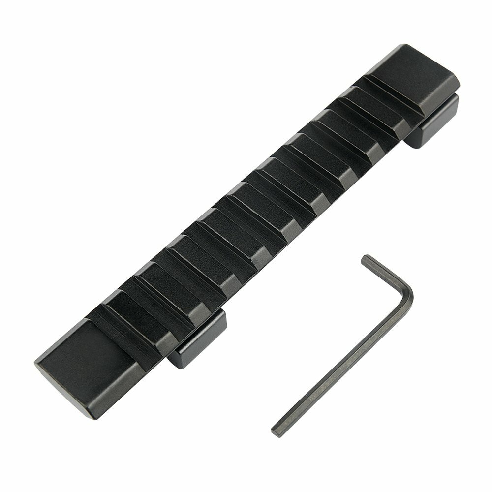 Dovetail Extension Rail 11 - 20mm Picatinny Flat Top Riser Adapter Scope Mount