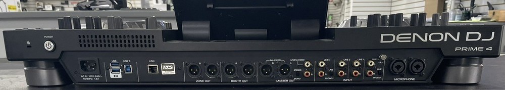 DENON DJ PRIME 4 WITH STANDALONE 4-DECK DJ CONTROLLER - BLACK (PD3047149)