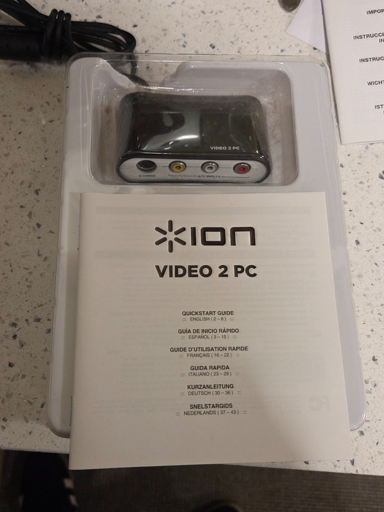ION VIDEO 2 PC USB VIDEO CONVERSION SYSTEM