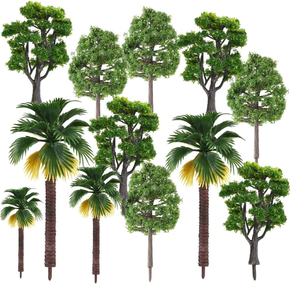 Model Trees, Miniature Trees, Rainforest Trees, Diorama Models Trees, Architectu