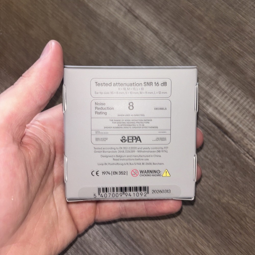 loop engage 2 earplugs clear color white