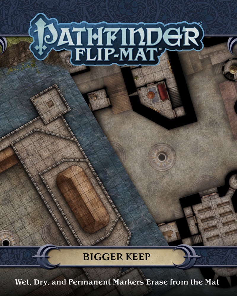 Pathfinder (RPG) Flip-Mat: Bigger Keep
