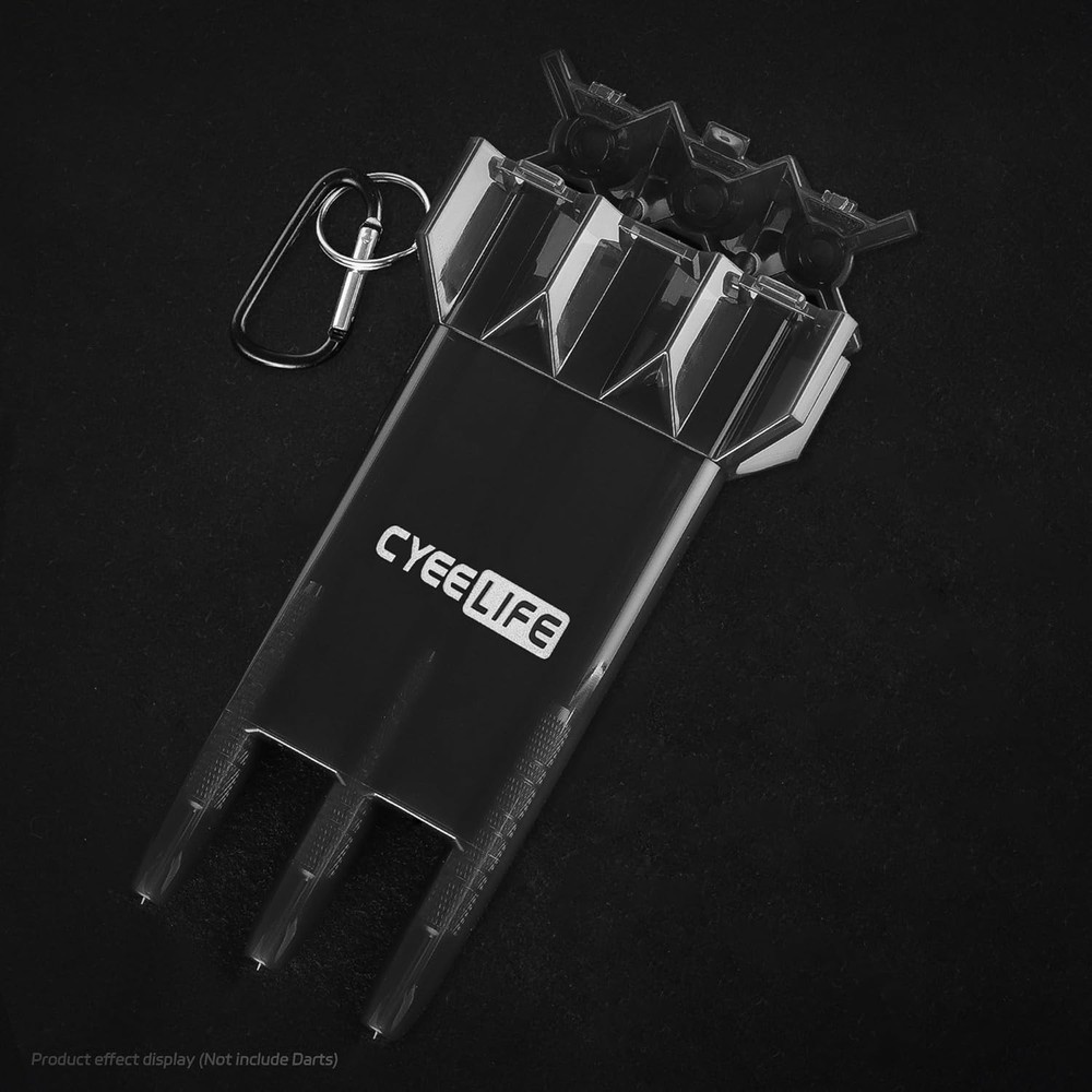 Portable Adjustable Dart Carrying Case - Secure Storage for 3 Assembled Darts