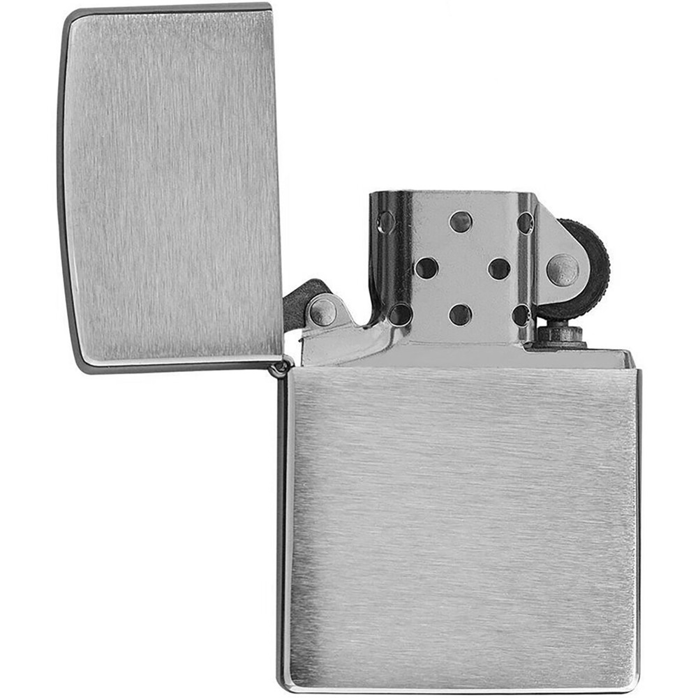 Zippo Armor Brushed Chrome Pocket Lighter