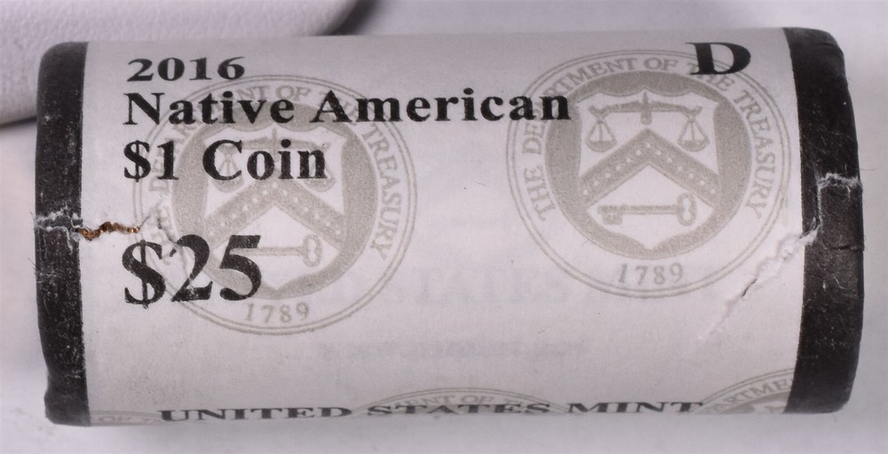 2016-D Native American $1 - BU Mint Wrapped Roll