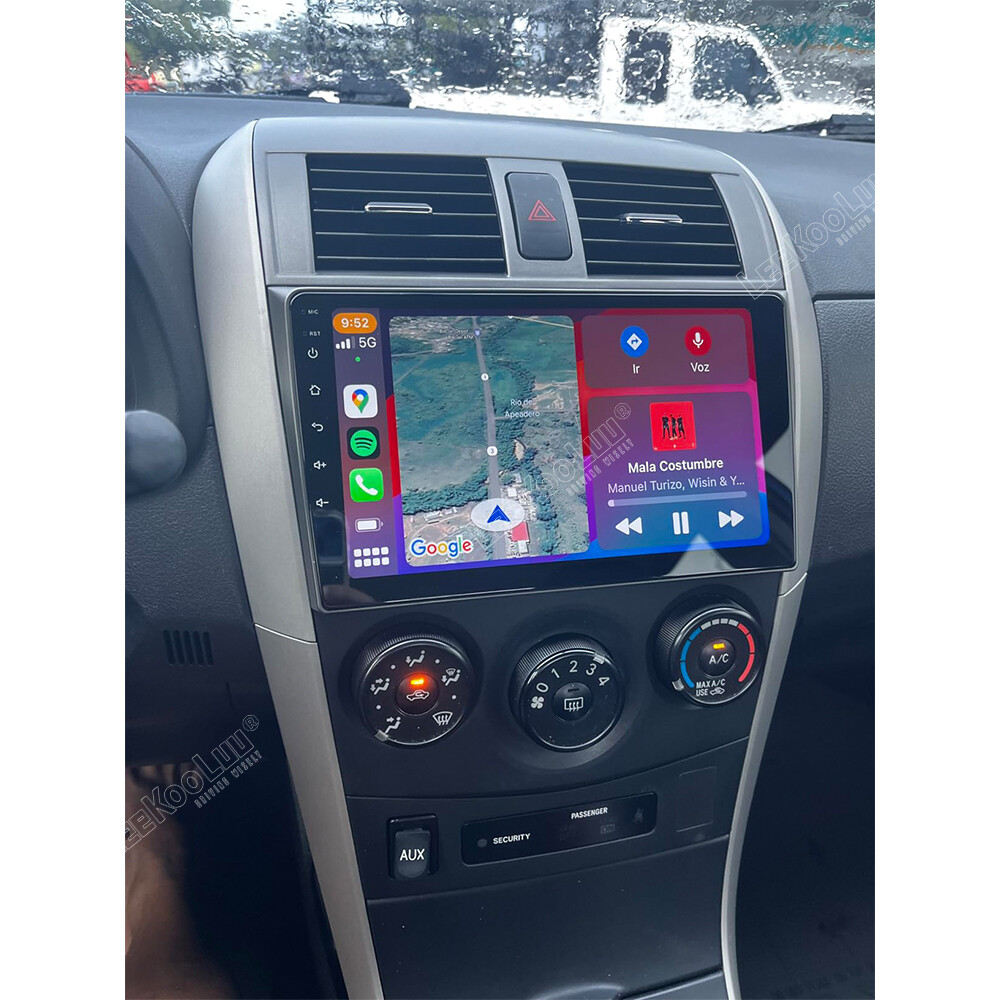 Apple Carplay For Toyota Corolla 2009-2013 Car Stereo Radio Android 15 GPS WIFI