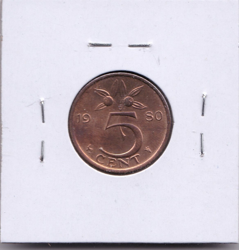 1980 Netherlands 5 Cent