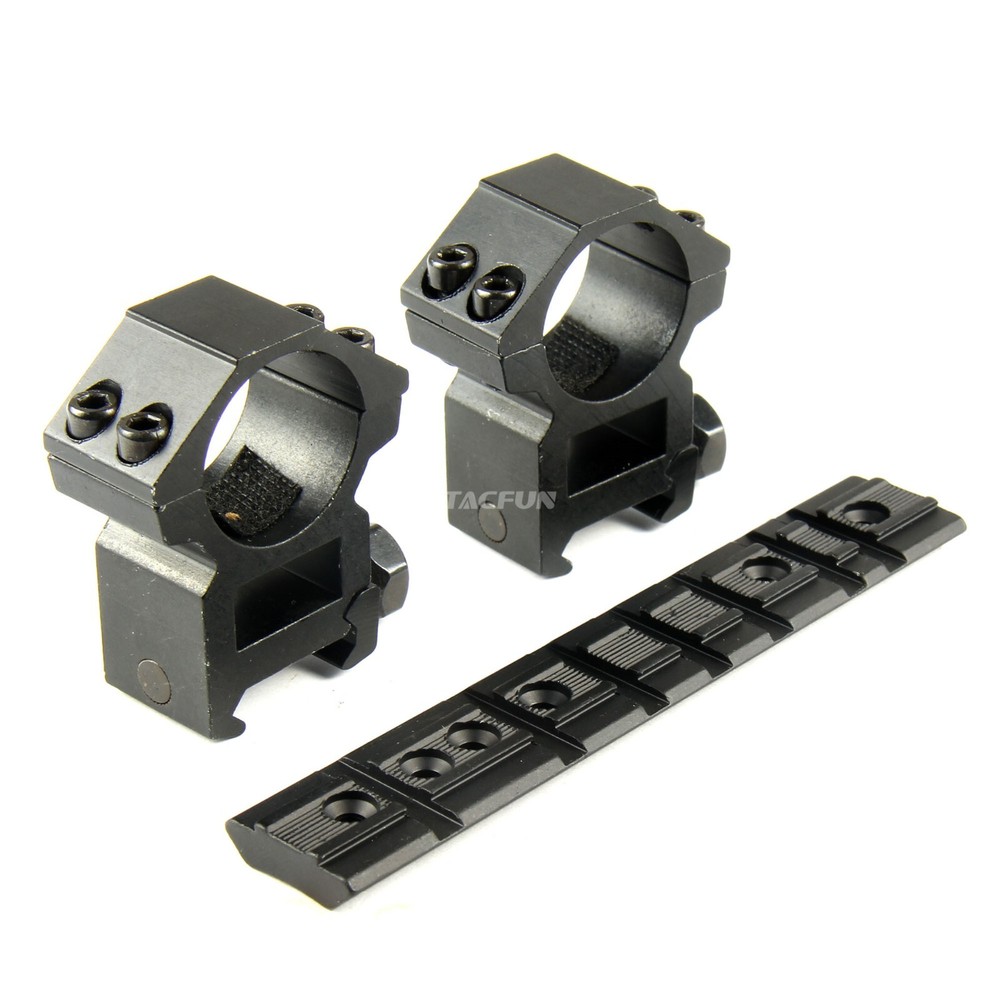 Ruger 1022 10/22 Base Scope Mount + 1 Pair Medium Profile 25.4mm Rings