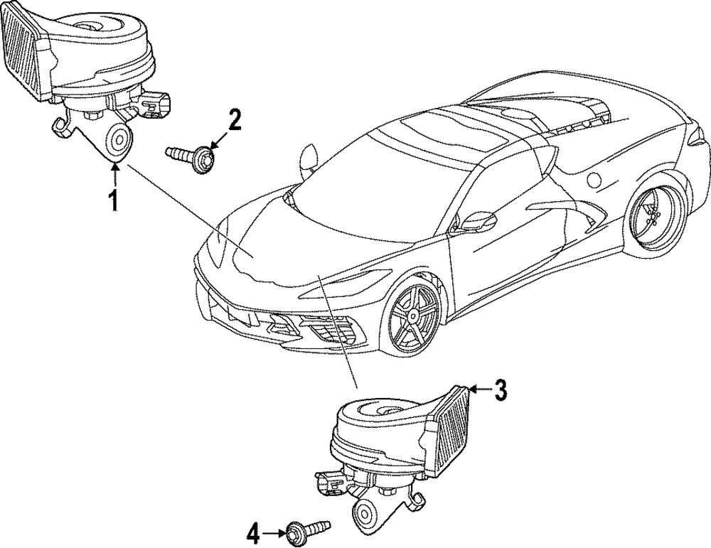 Genuine GM High-Note Horn 84406168